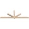 Ekena Millwork Kennewick Smooth Timber Gable Bracket, Douglas Fir, 96"W x 36"H x 3 1/2"D x 3 1/2"F, 9/12 Pitch GBW096X36X0404KEN00SDF - alternate 2